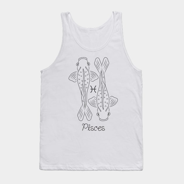 PISCES Tank Top by Lila Tochi World